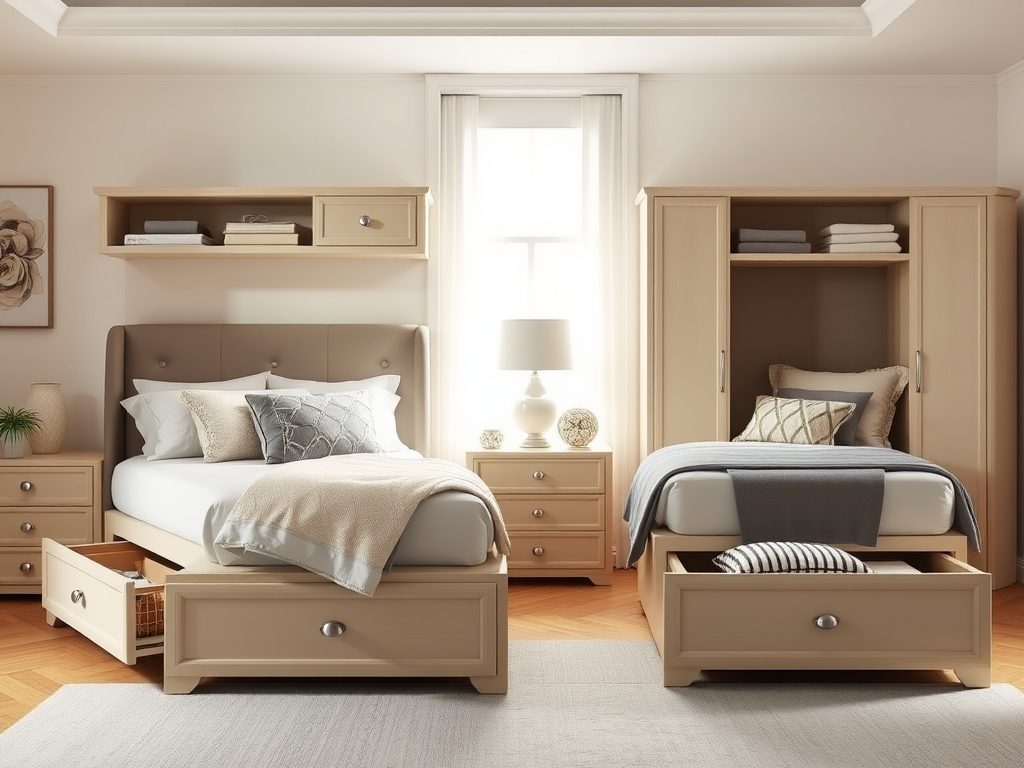 Łóżko z szufladami czy pojemnik – jak wybrać funkcjonalne rozwiązanie do sypialni i na co zwrócić uwagę przy przechowywaniu