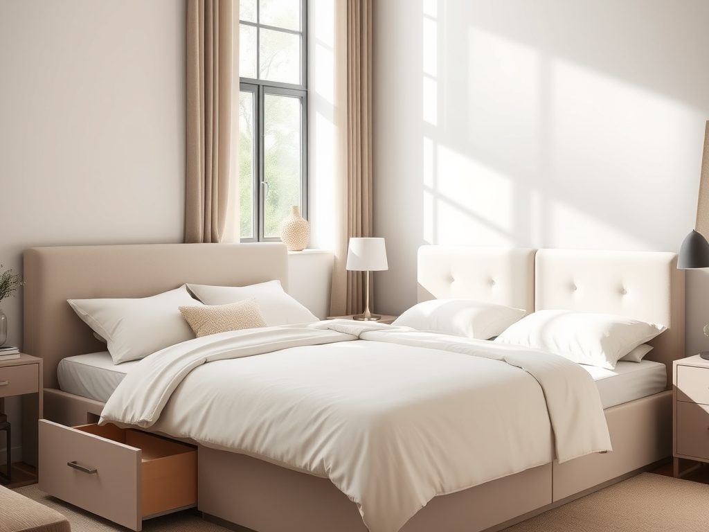 Łóżko z pojemnikiem czy bez: jak wybrać funkcjonalne i wygodne rozwiązanie do sypialni