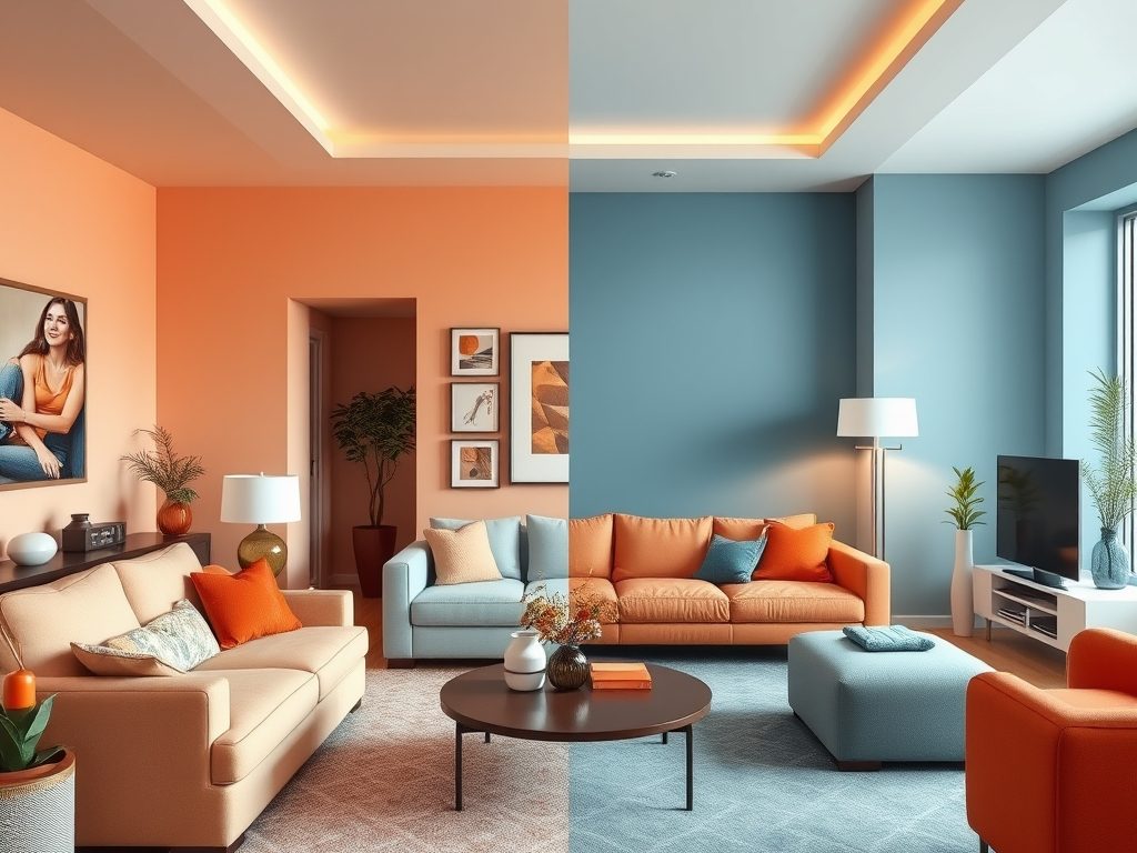 Ciepłe i zimne kolory w aranżacji wnętrz: jak łączyć barwy, by zyskać harmonię i funkcjonalność