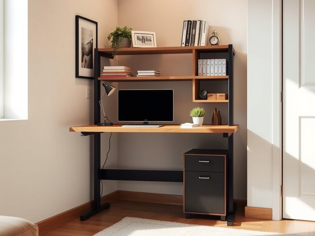 Biurko składane do małego mieszkania: jak wybrać funkcjonalny mebel oszczędzający przestrzeń i zapewniający wygodę pracy