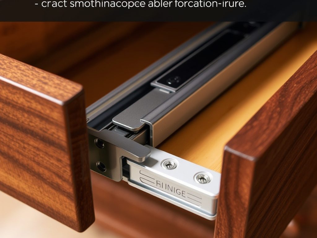 Prowadnice szuflad: jak wybrać odpowiedni typ i funkcje dla komfortu i trwałości mebli