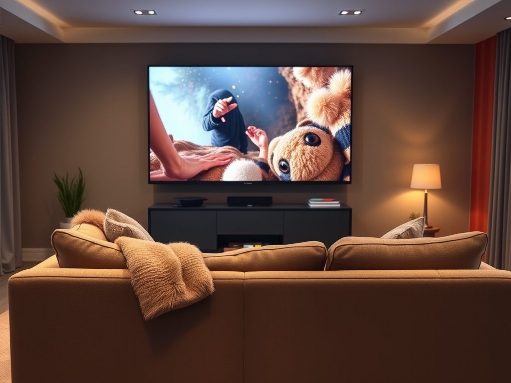 Sofa naprzeciwko telewizora: jak dobrać odległość dla komfortu i zdrowia wzroku