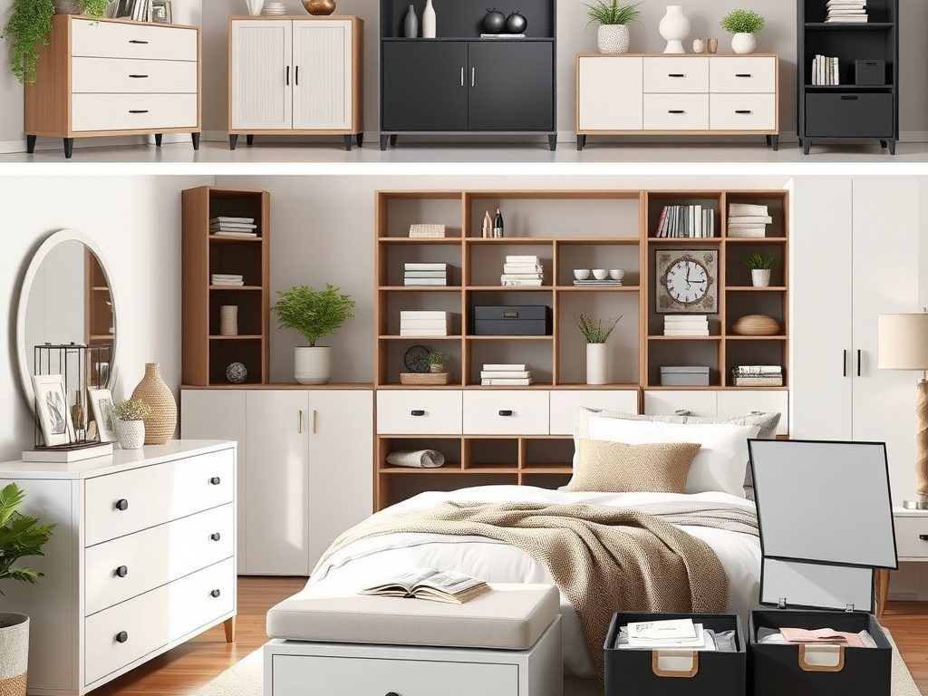 Meble do przechowywania w sypialni: jak wybrać funkcjonalne i stylowe rozwiązania dopasowane do przestrzeni