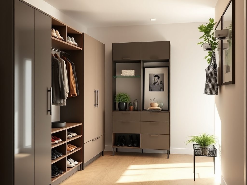 Meble do przechowywania w przedpokoju: jak połączyć funkcjonalność z estetyką i optymalnym układem przestrzeni